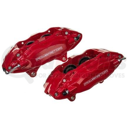 PowerStop Brakes S5284 Red Powder Coated Calipers