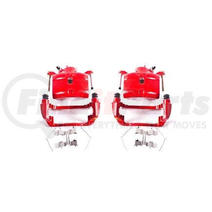PowerStop Brakes S2662 Red Powder Coated Calipers