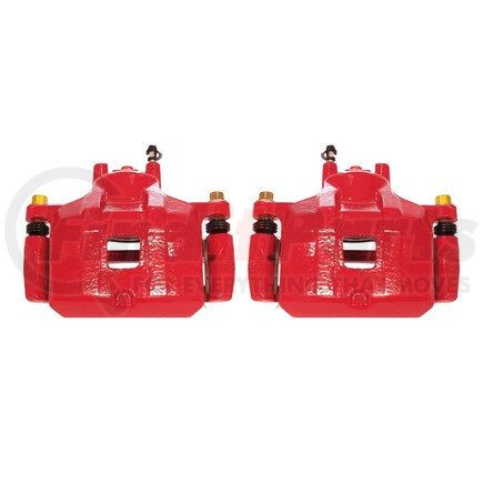 PowerStop Brakes S5032C Red Powder Coated Calipers