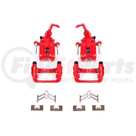 POWERSTOP BRAKES S2730 Red Powder Coated Calipers