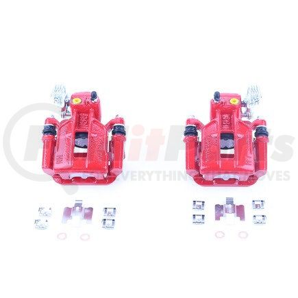 PowerStop Brakes S4824A Red Powder Coated Calipers