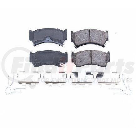 PowerStop Brakes 17-668 Z17 EVOLUTION CERAMIC BRAKE PADS W/ HARDWARE
