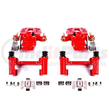 PowerStop Brakes S4824 Red Powder Coated Calipers