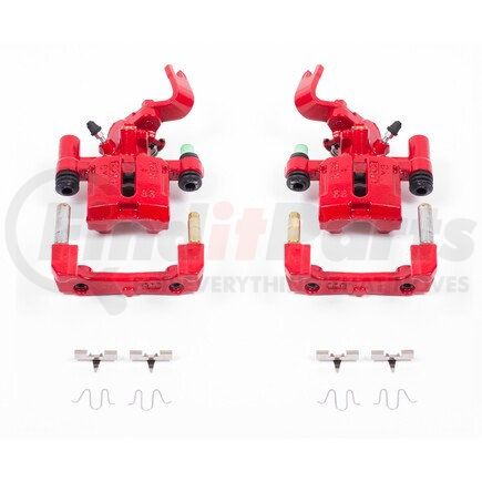 PowerStop Brakes S1377 Red Powder Coated Calipers
