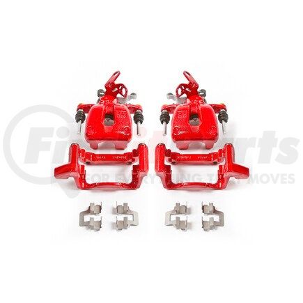 PowerStop Brakes S2976 Red Powder Coated Calipers