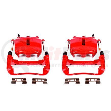 PowerStop Brakes S4974 Red Powder Coated Calipers