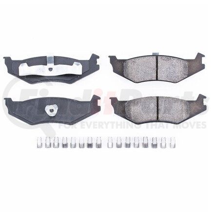 PowerStop Brakes 17-512 Z17 EVOLUTION CERAMIC BRAKE PADS W/ HARDWARE