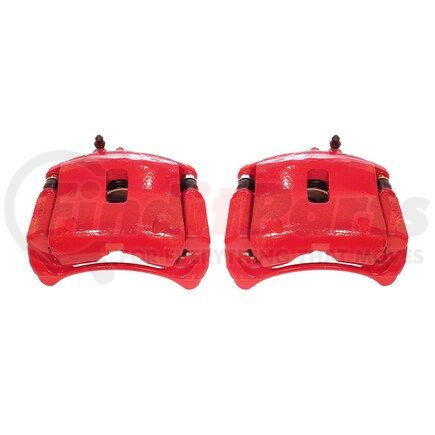 PowerStop Brakes S2644 Red Powder Coated Calipers