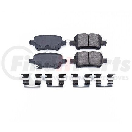 PowerStop Brakes 171857 Z17 EVOLUTION CERAMIC BRAKE PADS W/ HARDWARE