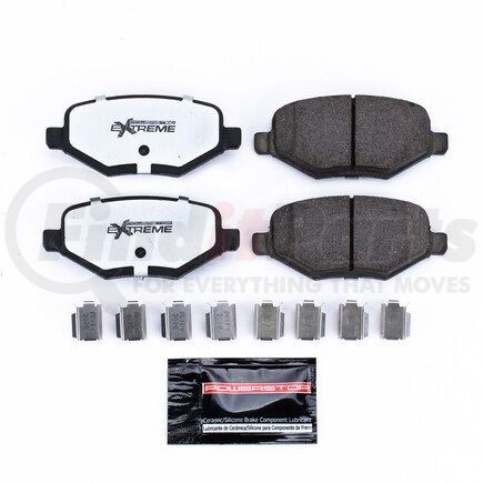 PowerStop Brakes Z361377 Z36 TRUCK & TOW CARBON-FIBER CERAMIC BRAKE PADS W/ HARDWARE