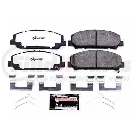 PowerStop Brakes Z361509 Z36 TRUCK & TOW CARBON-FIBER CERAMIC BRAKE PADS W/ HARDWARE