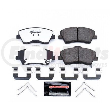 PowerStop Brakes Z361912 Z36 TRUCK & TOW CARBON-FIBER CERAMIC BRAKE PADS W/ HARDWARE