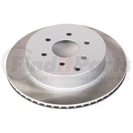 PowerStop Brakes JBR1125SCR Disc Brake Rotor - Rear, Vented, Semi-Coated for 05-12 Nissan Pathfinder