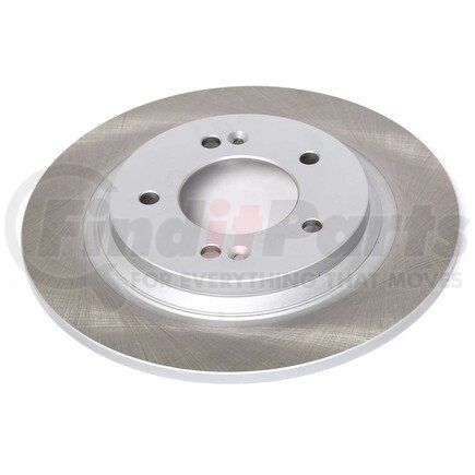 PowerStop Brakes JBR1712SCR Disc Brake Rotor - Rear, Solid, Semi-Coated for 2017 Hyundai Azera