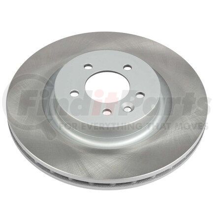 PowerStop Brakes EBR811SCR Disc Brake Rotor - Front, Vented, Semi-Coated for 2017 Land Rover Discovery