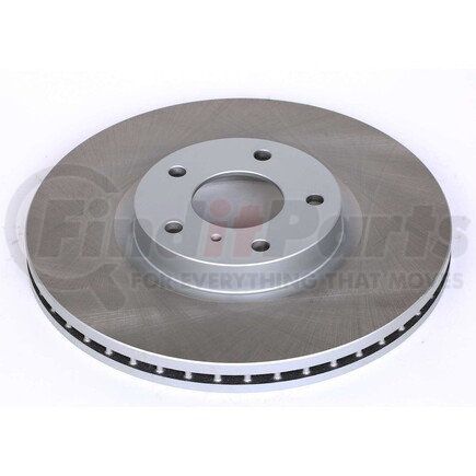 PowerStop Brakes JBR1112SCR Disc Brake Rotor - Front, Vented, Semi-Coated for 2008 - 2012 Infiniti EX35