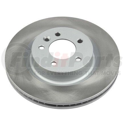 PowerStop Brakes EBR806SCR Disc Brake Rotor - Front, Vented, Semi-Coated for 05-09 Land Rover LR3