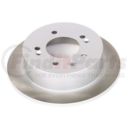 PowerStop Brakes JBR1336SCR Disc Brake Rotor - Rear, Vented, Semi-Coated for 07-10 Hyundai Elantra