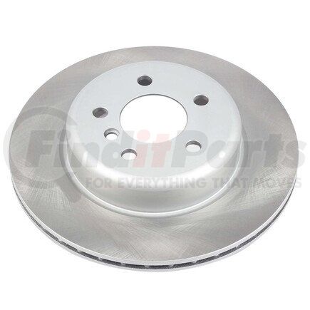 PowerStop Brakes EBR1235SCR Disc Brake Rotor - Rear, Vented, Semi-Coated for 2011 - 2016 BMW 528i