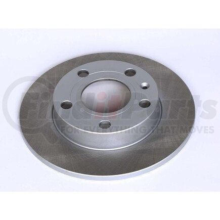 PowerStop Brakes EBR655SCR Disc Brake Rotor - Rear, Solid, Semi-Coated for 2002 - 2006 Audi A4