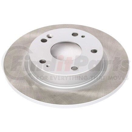 PowerStop Brakes JBR1728SCR Disc Brake Rotor - Rear, Solid, Semi-Coated for 16-22 Honda Civic