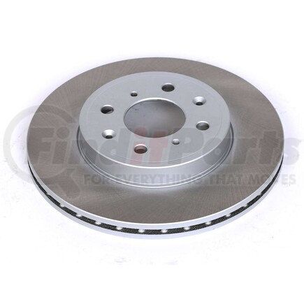 PowerStop Brakes JBR1714SCR Disc Brake Rotor - Front, Vented, Semi-Coated for 15-20 Honda Fit