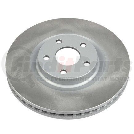 PowerStop Brakes AR85182SCR Disc Brake Rotor - Front, Vented, Semi-Coated for 15-20 Ford Edge