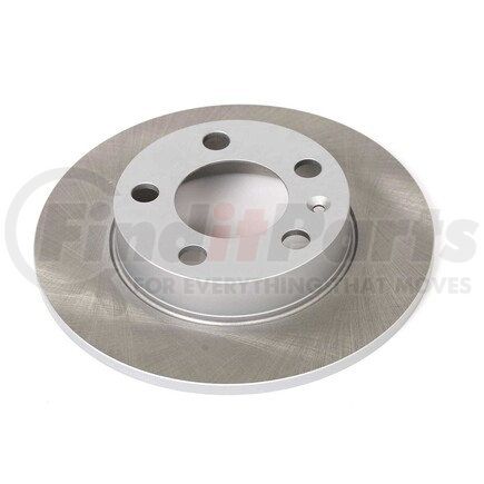 PowerStop Brakes EBR618SCR Disc Brake Rotor - Rear, Solid, Semi-Coated for 99-06 Audi TT Rear