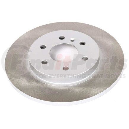 PowerStop Brakes AR8671SCR Disc Brake Rotor - Rear, Solid, Semi-Coated for 06-07 Buick Terraza