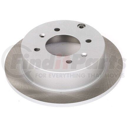 PowerStop Brakes JBR777SCR Disc Brake Rotor - Rear, Solid, Semi-Coated for 99-05 Hyundai Sonata