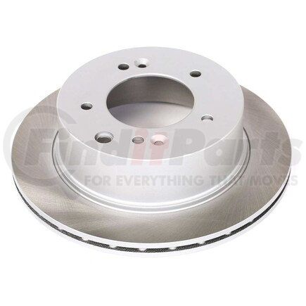 PowerStop Brakes JBR1513SCR Disc Brake Rotor - Rear, Vented, Semi-Coated for 03-06 Kia Sorento
