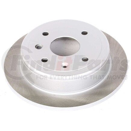 PowerStop Brakes JBR1510SCR Disc Brake Rotor - Rear, Solid, Semi-Coated for 2004 - 2008 Suzuki Forenza
