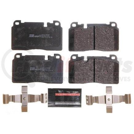 PowerStop Brakes ESP2133 Euro-Stop® ECE-R90 Disc Brake Pad Set - with Hardware