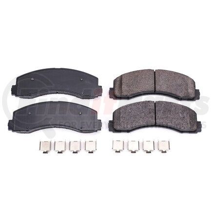 PowerStop Brakes 17-2087N Z17 EVOLUTION CERAMIC BRAKE PADS W/ HARDWARE