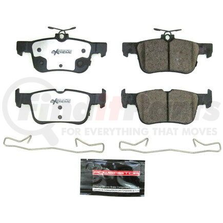 PowerStop Brakes Z36-1833A Z36 TRUCK & TOW CARBON-FIBER CERAMIC BRAKE PADS W/ HARDWARE