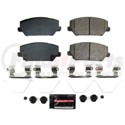 PowerStop Brakes Z23-2211 Z23 EVOLUTION SPORT CARBON-FIBER BRAKE PADS W/ HARDWARE