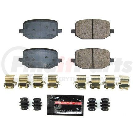 PowerStop Brakes Z23-2232 Z23 EVOLUTION SPORT CARBON-FIBER BRAKE PADS W/ HARDWARE