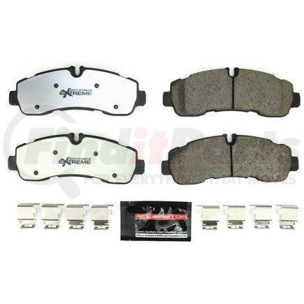 PowerStop Brakes Z36-2281 Z36 TRUCK & TOW CARBON-FIBER CERAMIC BRAKE PADS W/ HARDWARE
