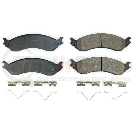 PowerStop Brakes 17-2406 Z17 EVOLUTION CERAMIC BRAKE PADS W/ HARDWARE