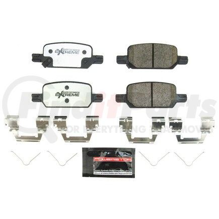 PowerStop Brakes Z36-2370 Z36 TRUCK & TOW CARBON-FIBER CERAMIC BRAKE PADS W/ HARDWARE