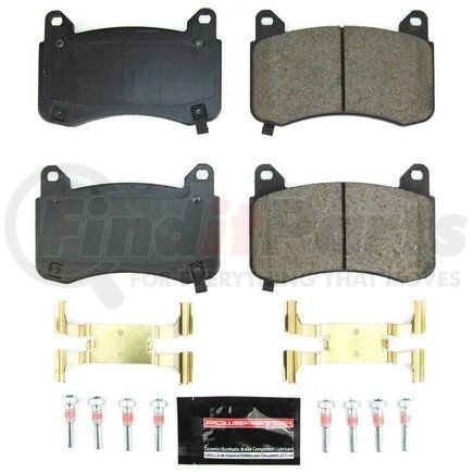 PowerStop Brakes Z23-2399 Z23 EVOLUTION SPORT CARBON-FIBER BRAKE PADS W/ HARDWARE