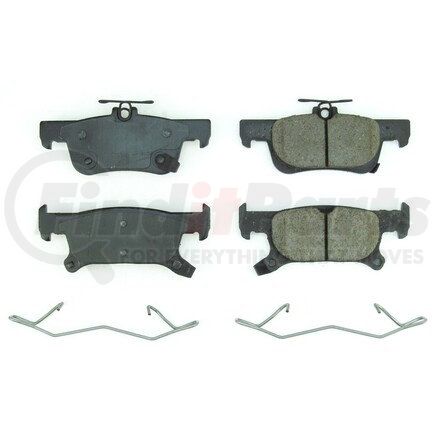 PowerStop Brakes 17-2025 Z17 EVOLUTION CERAMIC BRAKE PADS W/ HARDWARE