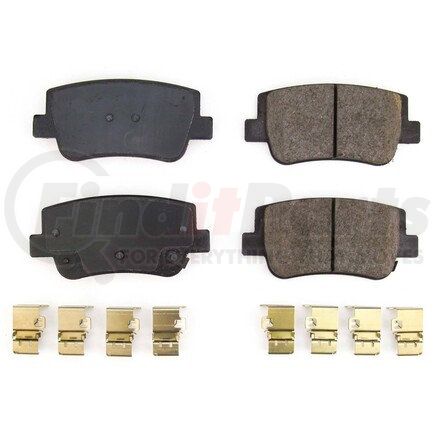 PowerStop Brakes 17-2417 Z17 EVOLUTION CERAMIC BRAKE PADS W/ HARDWARE