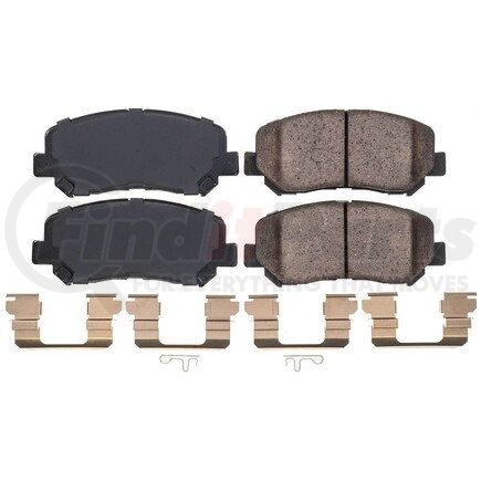 PowerStop Brakes 17-1623N Z17 EVOLUTION CERAMIC BRAKE PADS W/ HARDWARE
