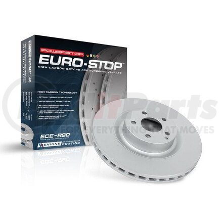 PowerStop Brakes EBR1483EVC Evolution® Disc Brake Rotor - Coated