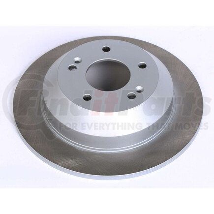 PowerStop Brakes JBR1532SCR Disc Brake Rotor - Rear, Solid, Semi-Coated for 10-18 Hyundai Santa Fe