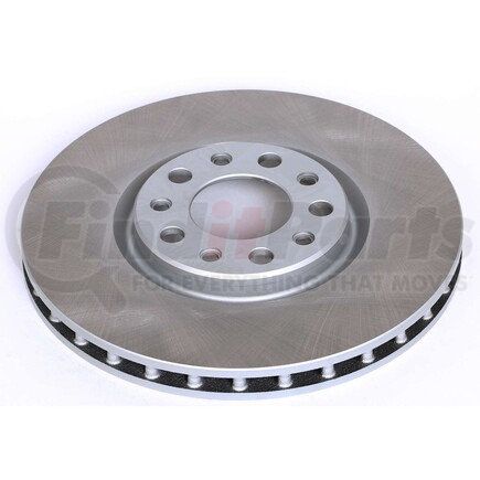 PowerStop Brakes AR83086SCR Disc Brake Rotor - Front, Vented, Semi-Coated for 2015 - 2017 Chrysler 200