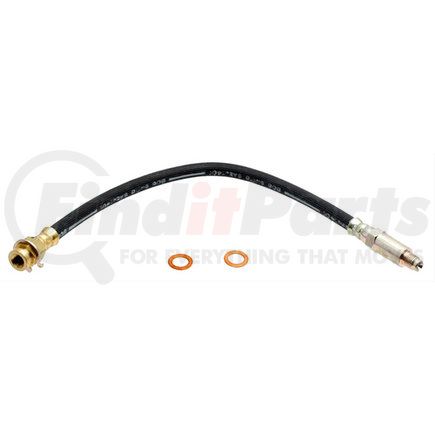 ACDelco 18J1783 Brake Hydraulic Hose - 15.13" Corrosion Resistant Steel, EPDM Rubber