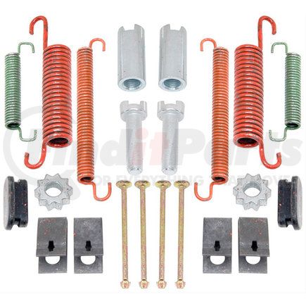 ACDelco 18K1133 Parking Brake Hardware Kit - Inc. Springs, Adjusters, Pins, Retainers, Wheels, Caps