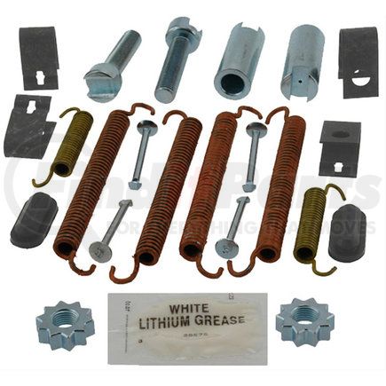 ACDelco 18K1773 Parking Brake Hardware Kit - Inc. Springs, Pins, Retainers, Sockets, Boots, Bolts, Washers, Grease